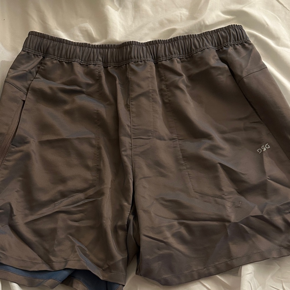DSG Men's Athletic Metallic Purple Shorts